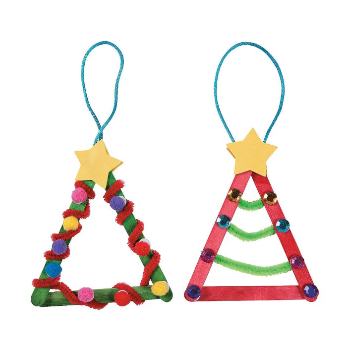 Christmas tree ornament craft kits