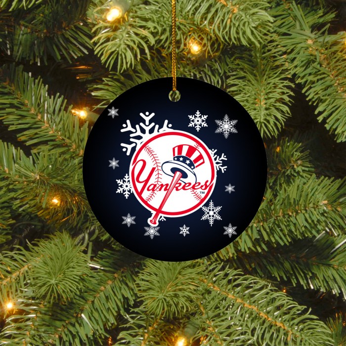 New york yankees ornament christmas